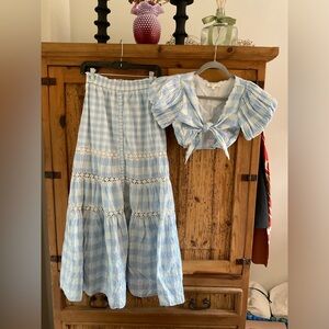 LoveShackFancy Gingham Set